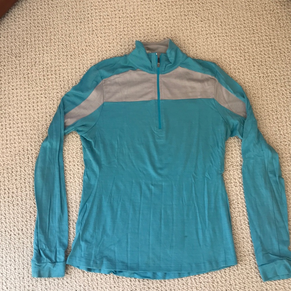 Light weight wool ibex 3/4 zip